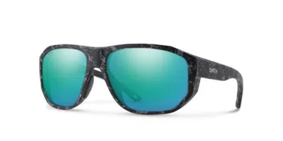 Smith Outrigger Uhx/g0 Men's Sunglasses Black Size 61 In Gray