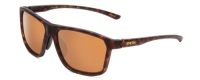 Pre-owned Smith Pinpoint Unisex Sunglasses In Tortoise Gold/chromapop Polarized Brown 59mm In Multicolor