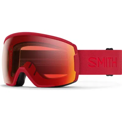 Smith Proxy Chromapop™ Snow Goggles In Crimson/photochromic Red