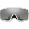 Smith Pursuit 148mm Chromapop™ Glacier Photochromic Polarized Shield Sunglasses In Gray