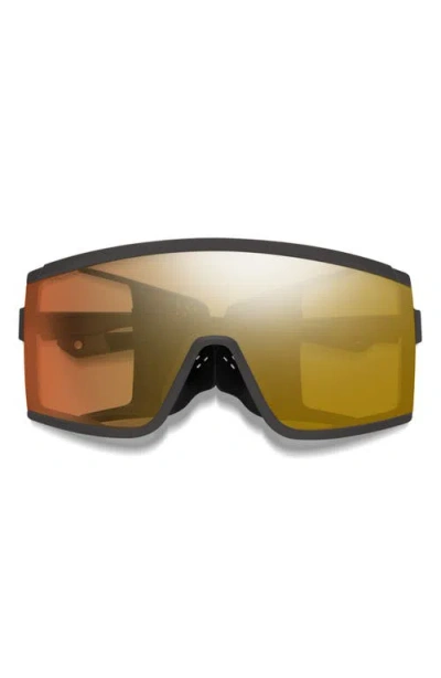 Smith Pursuit 148mm Chromapop™ Glacier Photochromic Polarized Shield Sunglasses In Multi