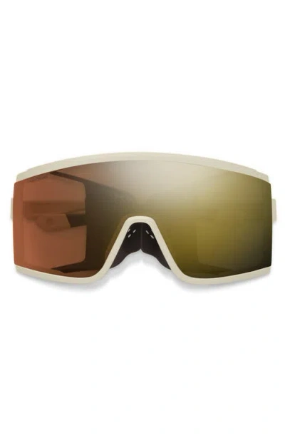 Smith Pursuit 148mm Chromapop™ Glacier Photochromic Polarized Shield Sunglasses In Multi