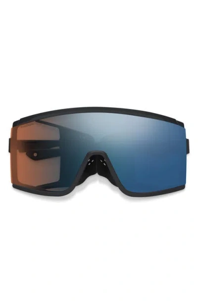 Smith Pursuit 148mm Chromapop™ Glacier Photochromic Polarized Shield Sunglasses In Multi