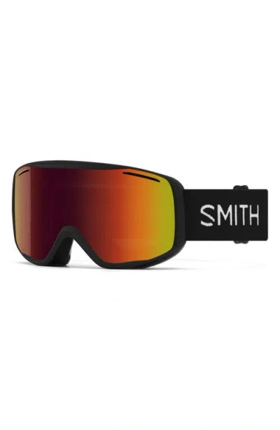 Smith Rally Cylindrical Carbonic-x Small Frame Snow Goggles In Multi