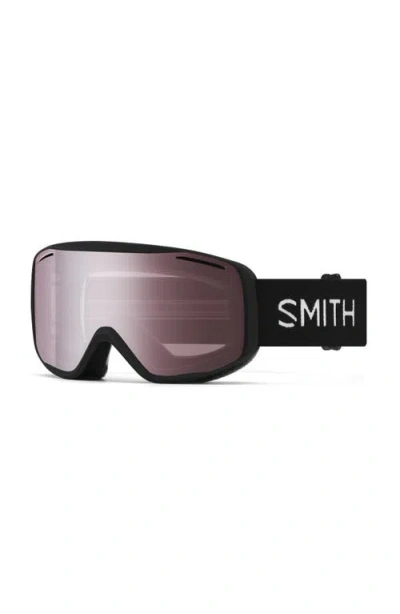 Smith Rally Cylindrical Carbonic-x Small Frame Snow Goggles In Multi