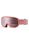 Smith Rally Cylindrical Carbonic-x Small Frame Snow Goggles In Orange