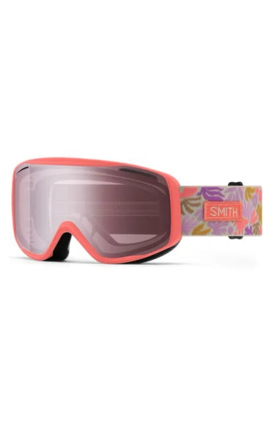 Smith Rally Cylindrical Carbonic-x Small Frame Snow Goggles In Orange