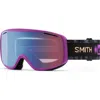 Smith Rally Cylindrical Carbonic-x Small Frame Snow Goggles In Vivid Violet/blue Sensor