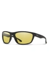 Smith Redding 62mm Chromapop™ Polarized Square Sunglasses In Black/glass Low Light Yellow
