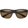 Smith Redding 62mm Chromapop™ Polarized Square Sunglasses In Brown