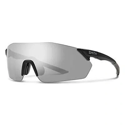 Pre-owned Smith Reverb Pivlock Rimless Sunglasses Black/cp Platinum Mirror & Contrast Rose In Multicolor