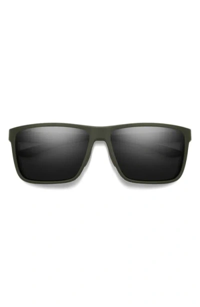 Smith Riptide 61mm Chromapop™ Polarized Sport Square Sunglasses