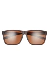 Smith Riptide 61mm Polarized Sport Square Sunglasses In Pink