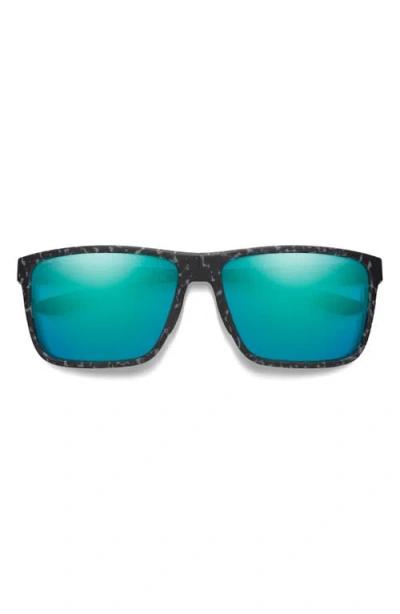 Smith Riptide 61mm Polarized Sport Square Sunglasses In Multi