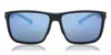 Smith Riptide/s Polarized 124/qg Men's Sunglasses Black Size 61 In Matte Black Silver