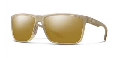 Smith Riptide/s Polarized Lpa/qe Men's Sunglasses Brown Size 61 In Yellow