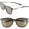 Smith Roam 53mm Chromapop™ Polarized Sunglasses In Black/green