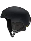 Smith Rodeo Snow Helmet With Mips Round Contour Fit In Black
