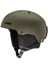 Smith Rodeo Snow Helmet With Mips Round Contour Fit In Green