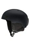 Smith Rodeo Snow Helmet With Mips Round Contour Fit In Matte Black