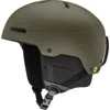 Smith Rodeo Snow Helmet With Mips Round Contour Fit In Matte Forest