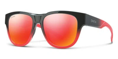 Smith Rounder Hws/x6 Men's Sunglasses Red Size 52 In Multi