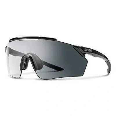 Pre-owned Smith Ruckus Pivlock .5-rimless Sunglasses Black/pc Clear Gray&cp Contrast Rose In Multicolor