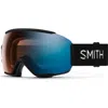 Smith Sequence Chromapop™ Polarized Cylindrical Carbonic-x Over The Glasses Snow Goggles In Black/photochromic Blue