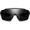 Smith Shift Mag™ 143mm Shield Sunglasses In Matte Black/chromapop Black