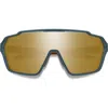 Smith Shift Mag 99mm Shield Sunglasses In Green