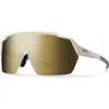 Smith Shift Split Mag™ 139mm Shield Sunglasses In Bone/chromapop Black Gold