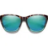 Smith Shoal 58mm Chromapop Polarized Wraparound Sunglasses In Blue