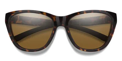 Smith Shoal Polarized 086/l5 Women's Sunglasses Tortoiseshell Size 58 In Brown