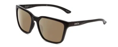 Pre-owned Smith Shoutout Unisex Retro Polarized Sunglasses In Black 57mm Choose Lens Color In Amber Brown Polar
