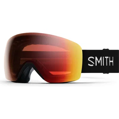 Smith Skyline Chromapop™ Snow Goggles In Black/photochromic Red