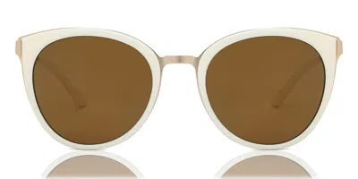 Smith Somerset Polarized Vk6/sp Women's Sunglasses Gold Size 53 In Brown