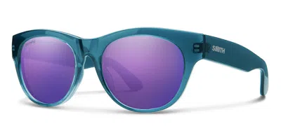 Smith Sophisticate Oxz/te Women's Sunglasses Blue Size 54