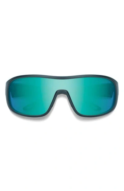 Smith Spinner 134mm Chromapop™ Polarized Shield Sunglasses In Multi