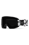 Smith Squad 180mm Chromapop™ Snow Goggles In Black Marble/sun Black