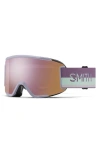 Smith Squad 180mm Chromapop™ Snow Goggles In Lunar Fog Split/rose Gold