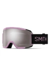 Smith Squad 203mm Chromapop™ Snow Goggles In Pink/sun Platinum Mirror