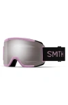 Smith Squad Chromapop™ Low Bridge Snow Goggles In Proper Pink/sun Platinum