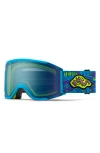 Smith Squad Mag™ 170mm Chromapop™ Low Bridge Snow Goggles In Blue