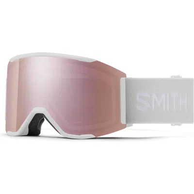 Smith Squad Mag™ 177mm Snow Goggles In White Vapor/rose Gold