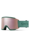 Smith Squad Mag™ 186mm Snow Goggles In Alpine Green/rose Gold