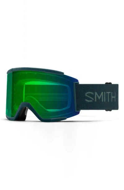 Smith Squad Mag™ 186mm Snow Goggles In Pacific/green Mirror