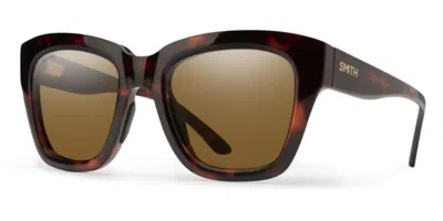 Smith Sway 086/xc Women's Sunglasses Tortoiseshell Size 52 In Brown