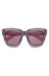 Smith Sway 52mm Chromapop™ Polarized Square Sunglasses In Pink