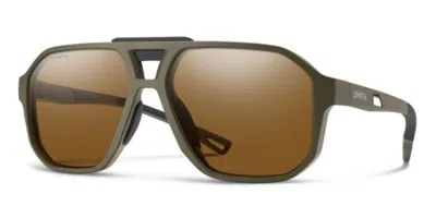 Smith Truss Polarized Sif/l5 Occhiali Da Sole Verdi Per Uomo In Green