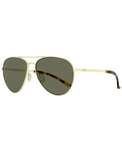 Smith Unisex Layback 60mm Sunglasses In Gold